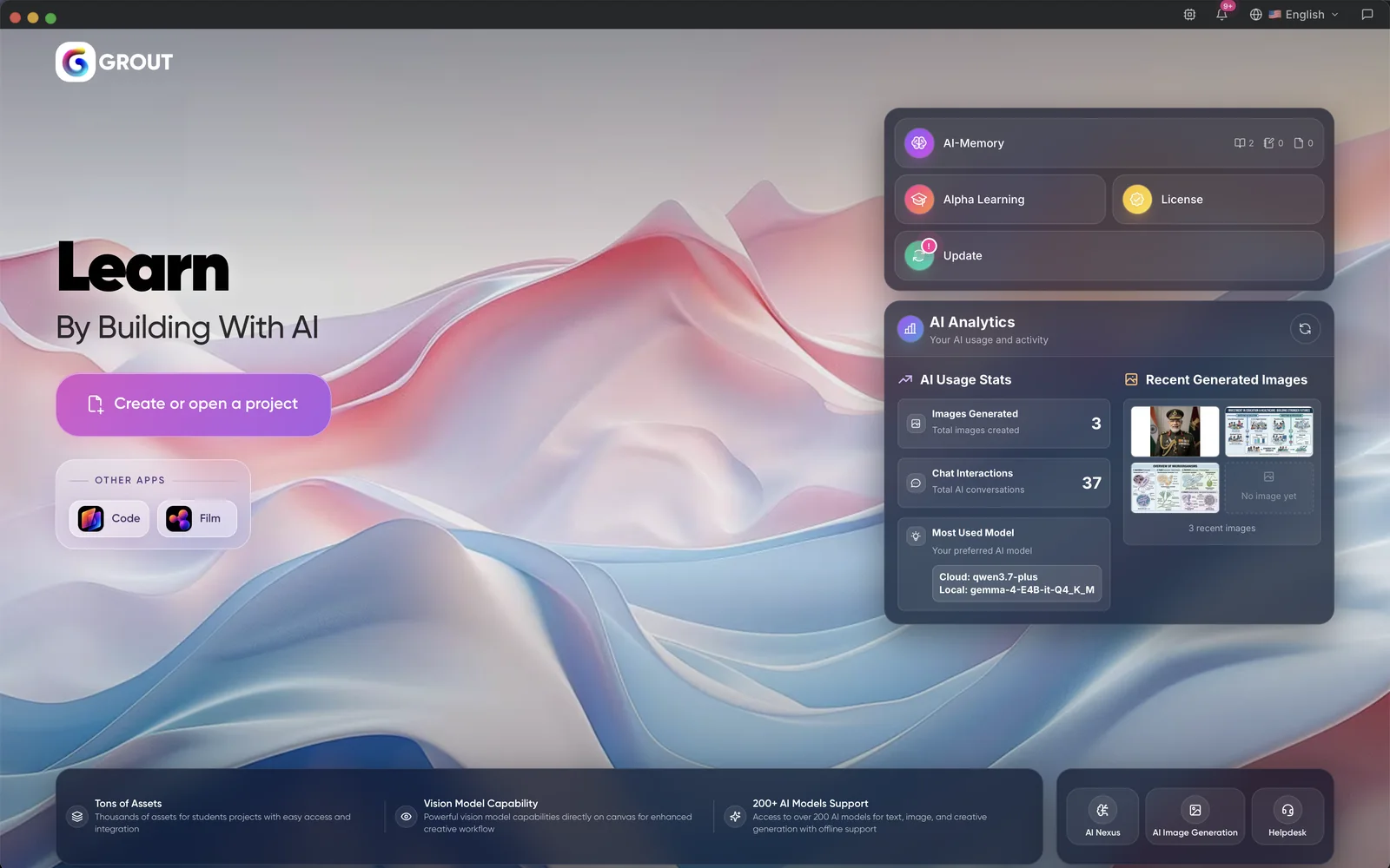 Your AI use at a glance